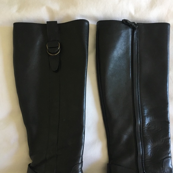 Nike air, black leather high boots - Picture 3 of 5